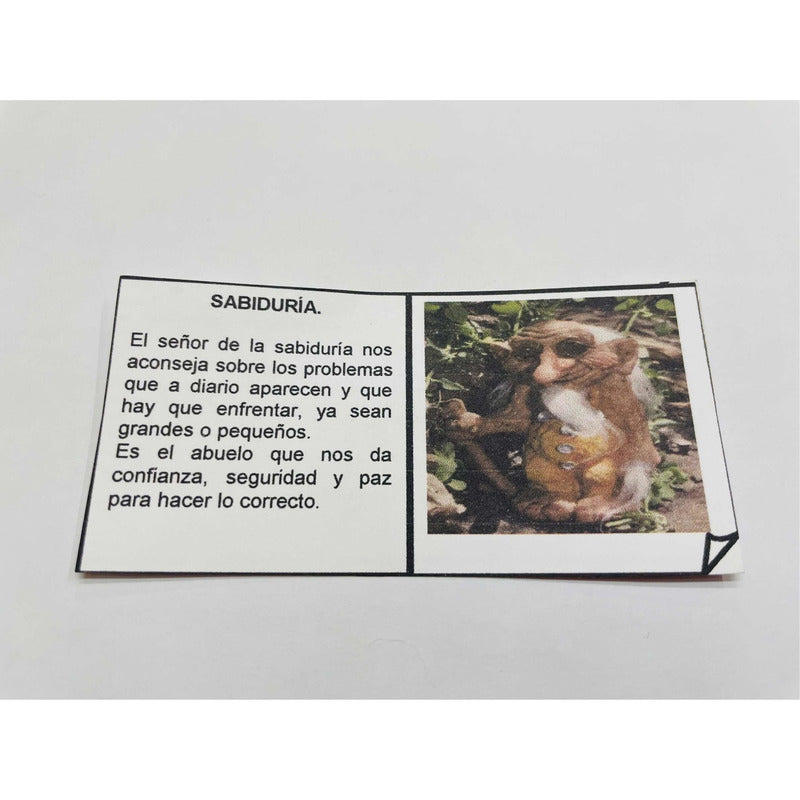 Troll Sabiduría 11 Cm En Resina Nacional Amarillo