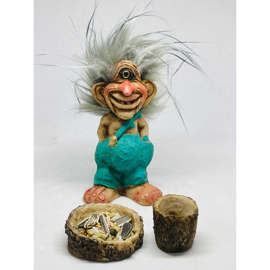 Troll Clarividente 11 Cm Figura En Resina Nacional.