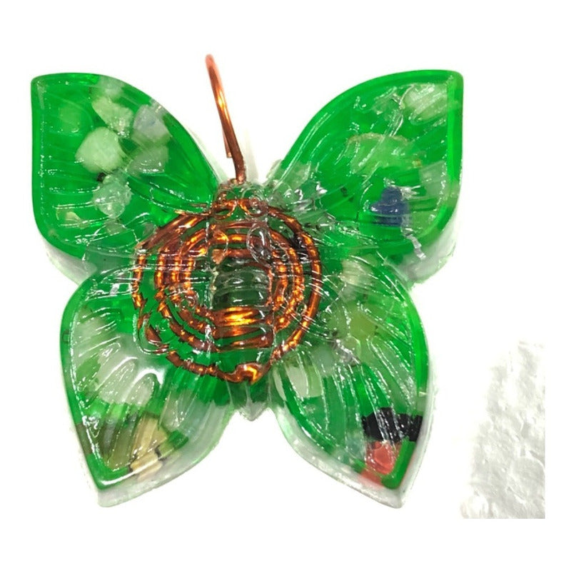 Orgonita Colgante Mariposa Dije Amuleto Limpia La Energía
