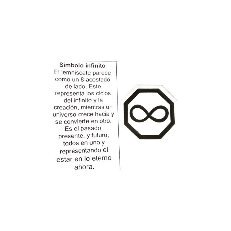 Símbolo Infinito Ritualizado Y Serénado Amuleto