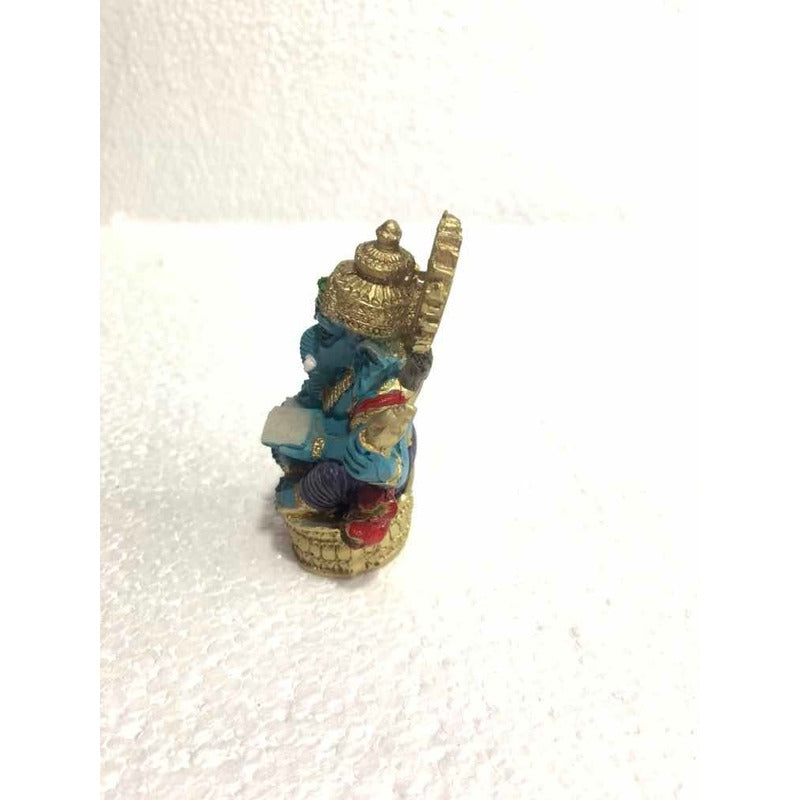 Ganesh Figura Resina Dios De La Prosperidad 7.5 Cm 1 Pieza