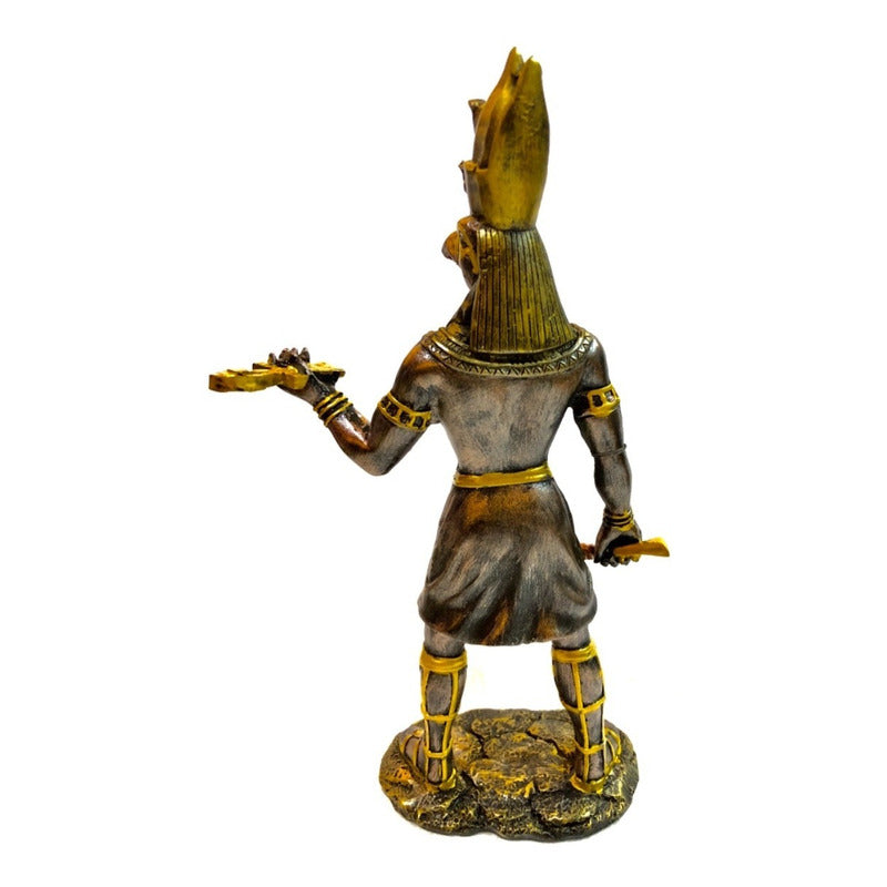 Horus Dios Egipcio Resina Nacional 29cm