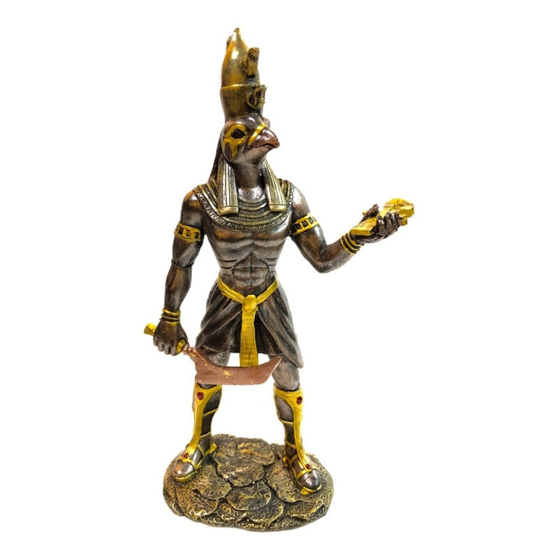 Horus Dios Egipcio Resina Nacional 29cm
