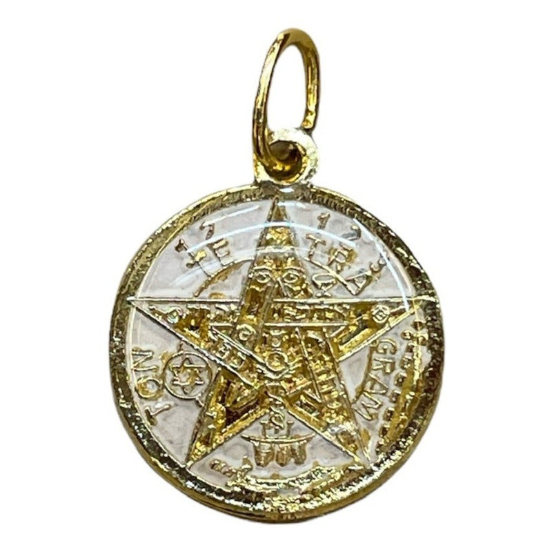 Pentagrama O Tetragramatón Ritualizado 7 Metales Visibles