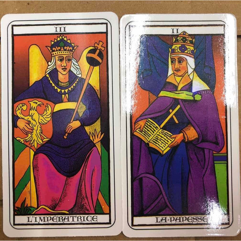 Tarot Marsella + Amuleto + Bolsa Para Tarot + Libro 13.4 Cm