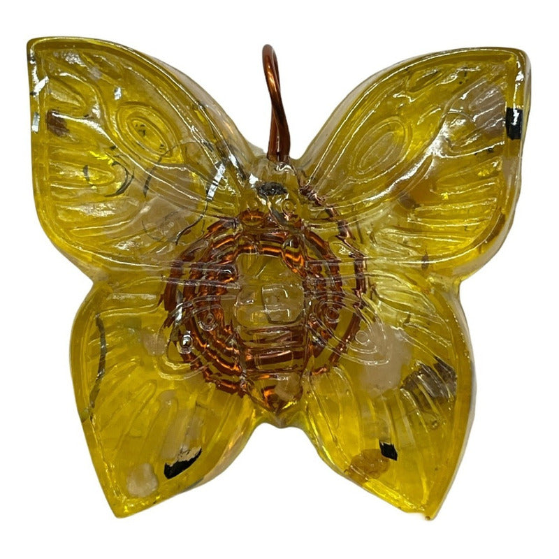Orgonita Colgante Mariposa Dije Amuleto Limpia La Energía