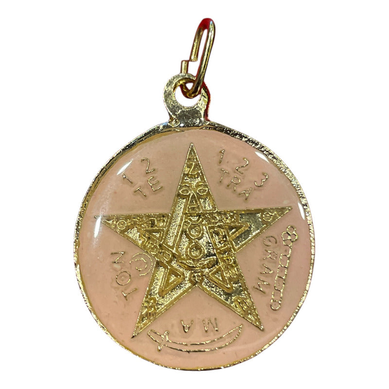 Pentagrama Ritualizado Mediano 7 Metales Tetragramaton