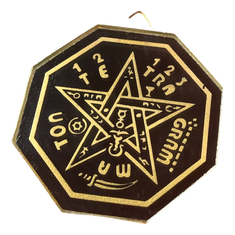 Tetragramaton 9x9 Cm Espejo Grabado