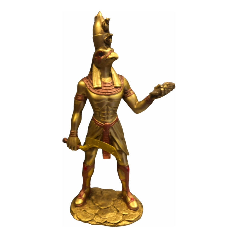 Horus Dorado 29cm Figura De Resina