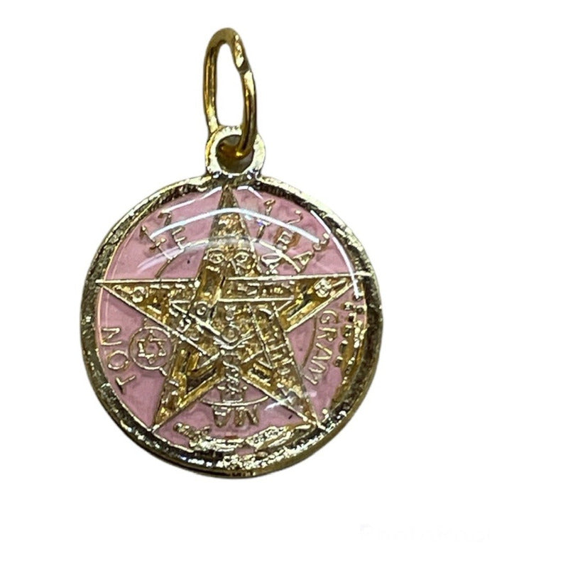 Pentagrama O Tetragramatón Ritualizado 7 Metales Visibles
