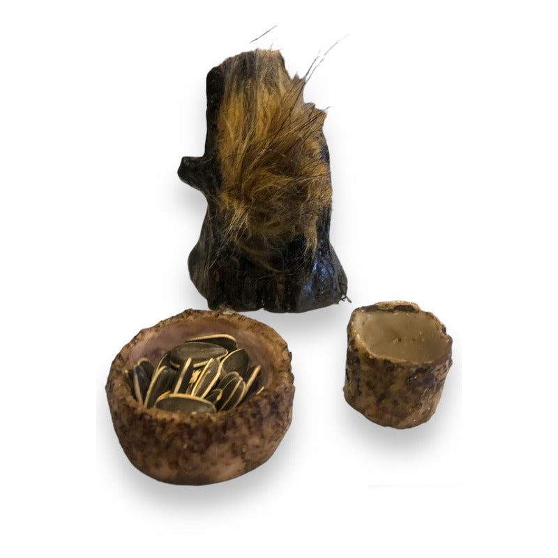 Troll Superación Personal + Comedero 11 Cm Figura De Resina