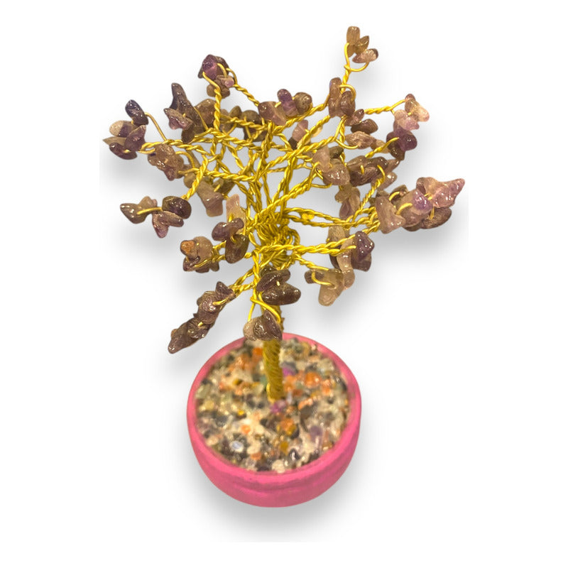 Árbol Grande De Cuarzo (rosa)