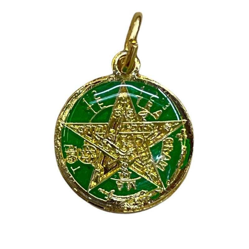 Pentagrama O Tetragramatón Ritualizado 7 Metales Visibles