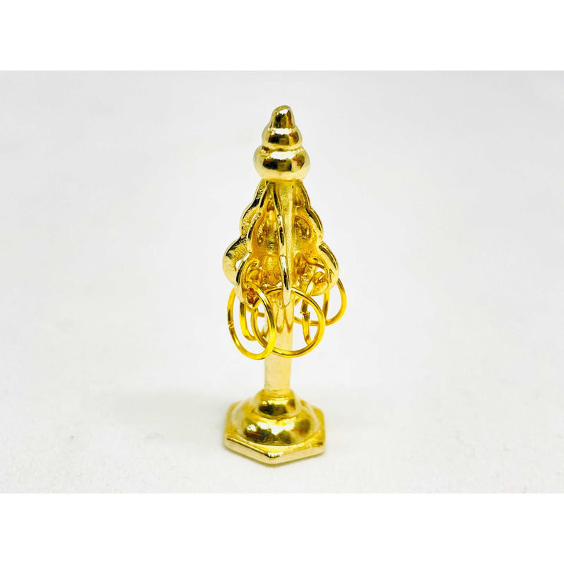 Estandarte De La Victoria Amuleto Feng Shui Baño De Oro 4cm