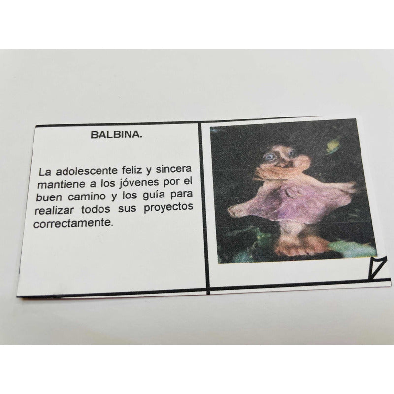 Troll Balbina + Comederos 9 Cm Figura En Resina Nacional