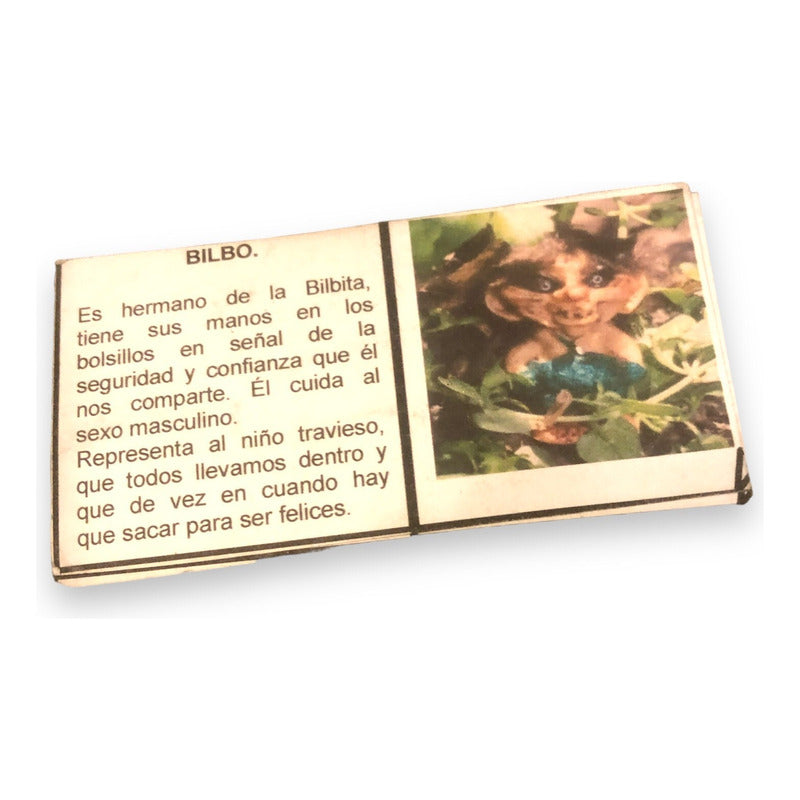 Troll Bilbo + Comedero 9cm Figura De Resina Nacional.