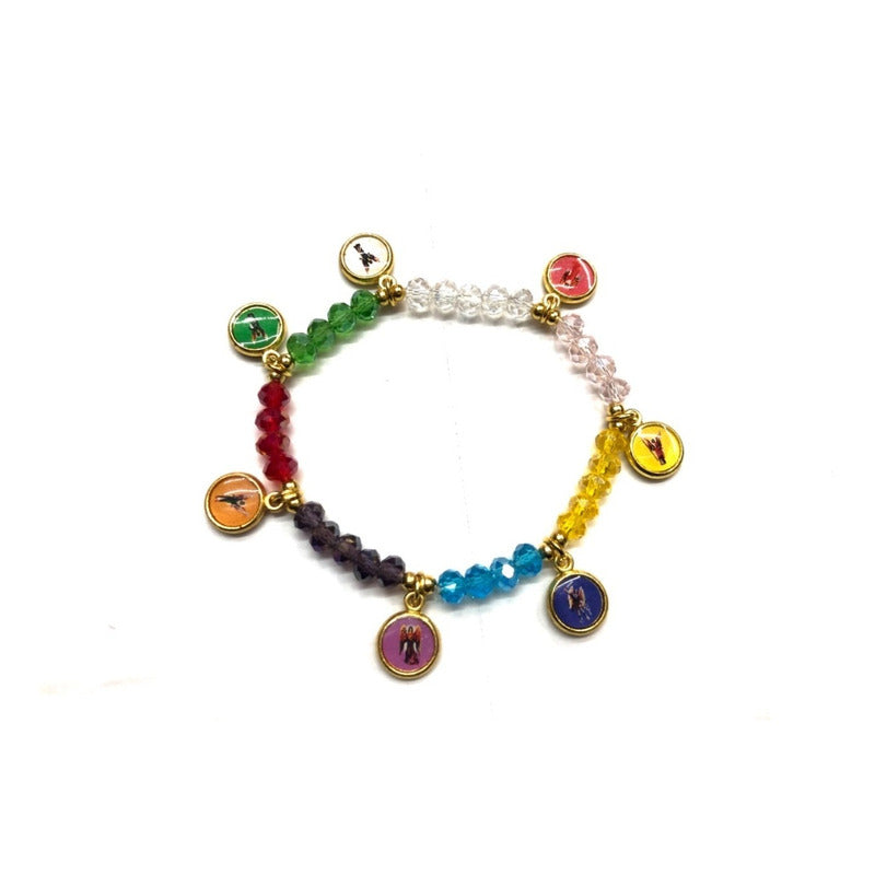 Pulsera 7 Arcángeles Cristal Espiritual