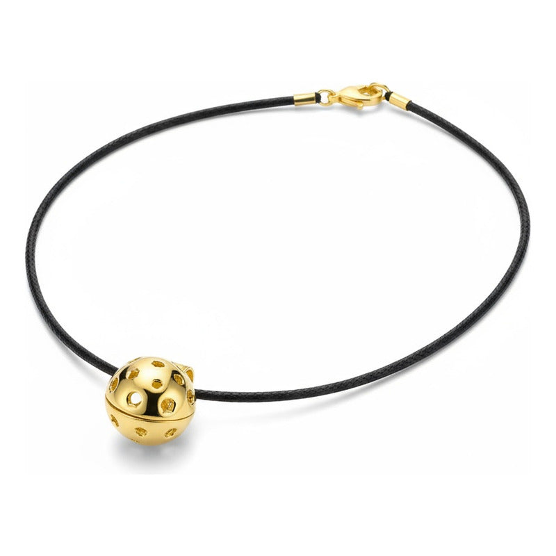 Llamador De Angeles Sencillo En Metal Dorado Dorado