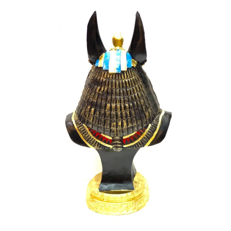 Anubis Busto Figura Resina Naciona 22 Cm
