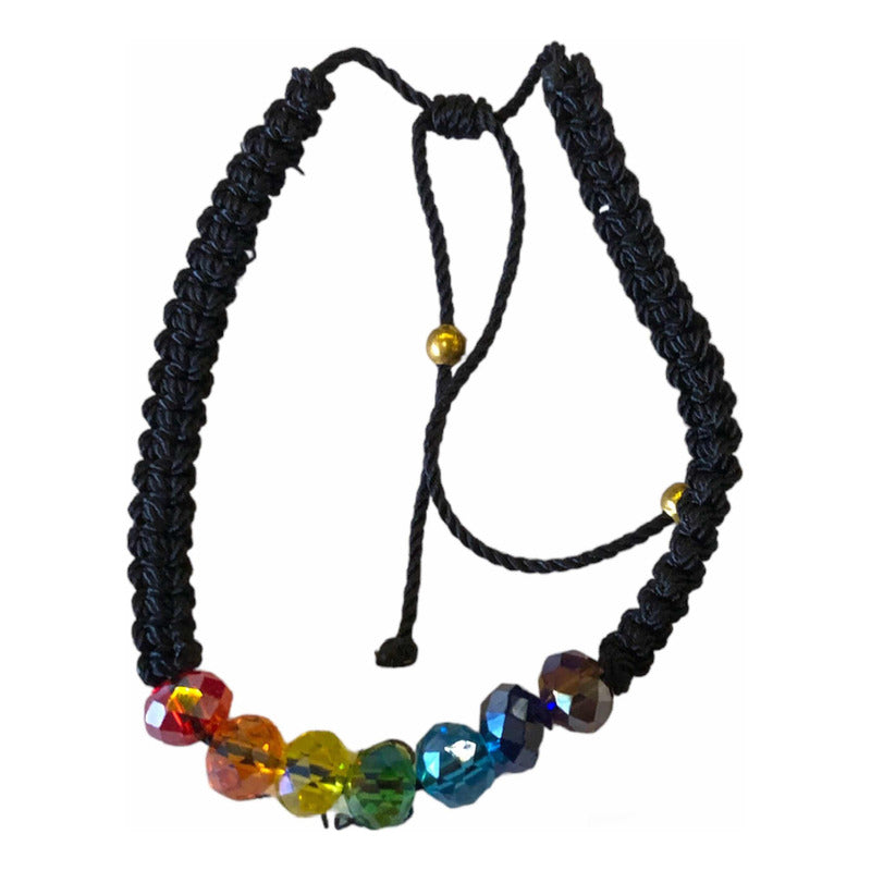 Pulsera De Los 7 Chakras Tejida