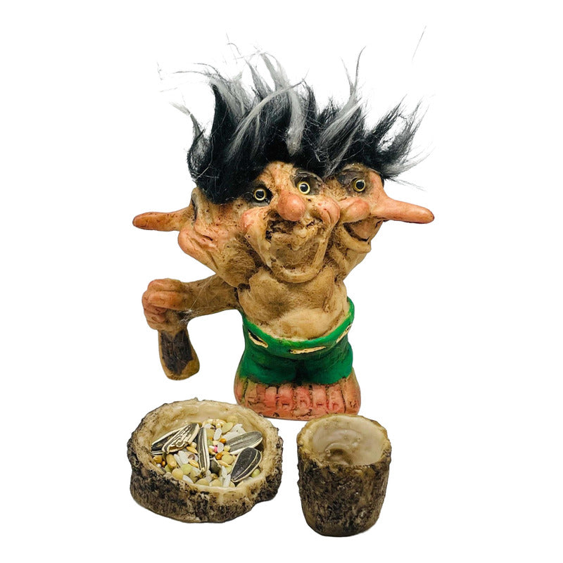 Troll Éxito 3 Cabezas + Semillas + Hoja Activación 10 Cm