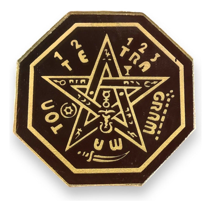 Tetragramaton 9x9 Cm Espejo Grabado