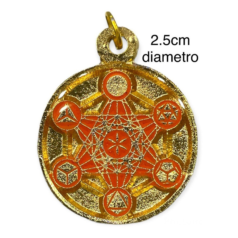 Metatron Dije Encapsulado 2.5 Diametro
