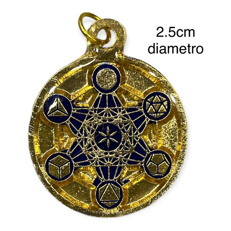 Metatron Dije Encapsulado 2.5 Diametro