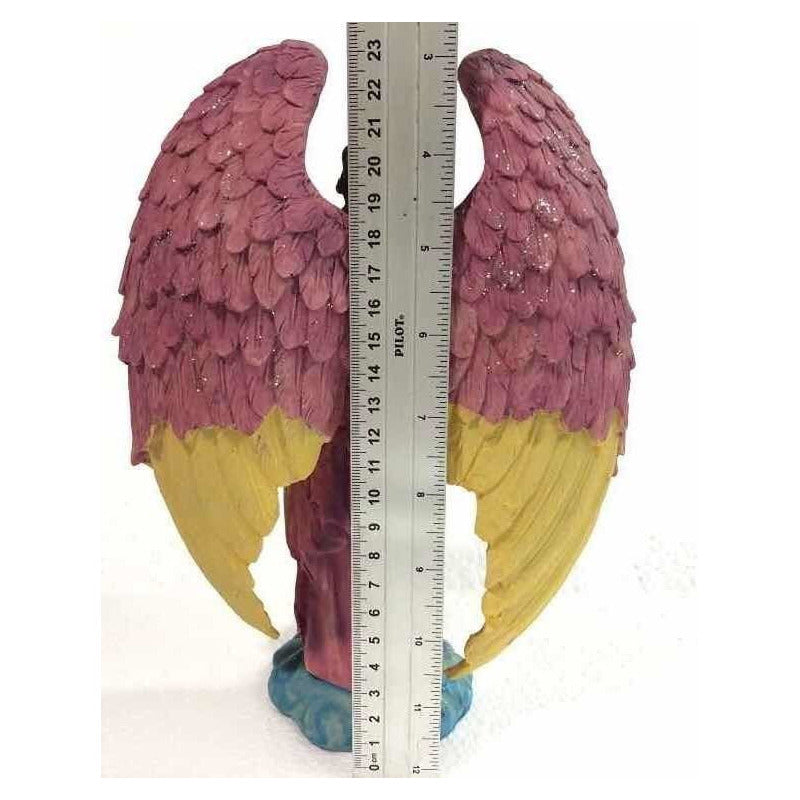 Metatron Arcangel En Resina Nacional Pintado Artesanal 23 Cm