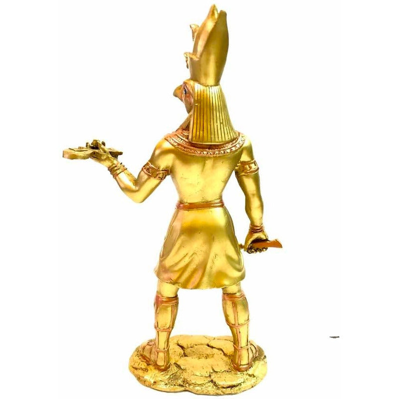 Horus Dios Egipcio Resina Nacional 29cm