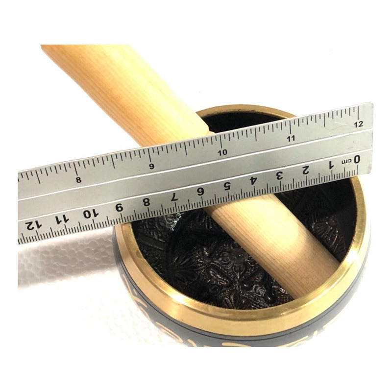 Cuenco Tibetano 95mm Diámetro 7 Metales Importado Limpieza
