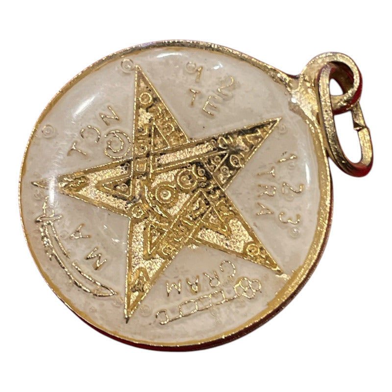 Pentagrama Ritualizado Mediano 7 Metales Tetragramaton