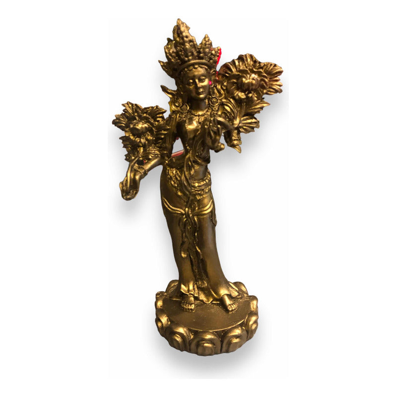 Tara 20cm Bronce Figura De Resina