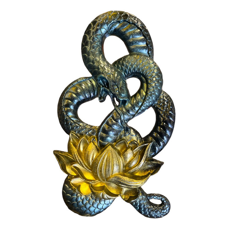 Serpiente Año Nuevo Chino Figura De Resina