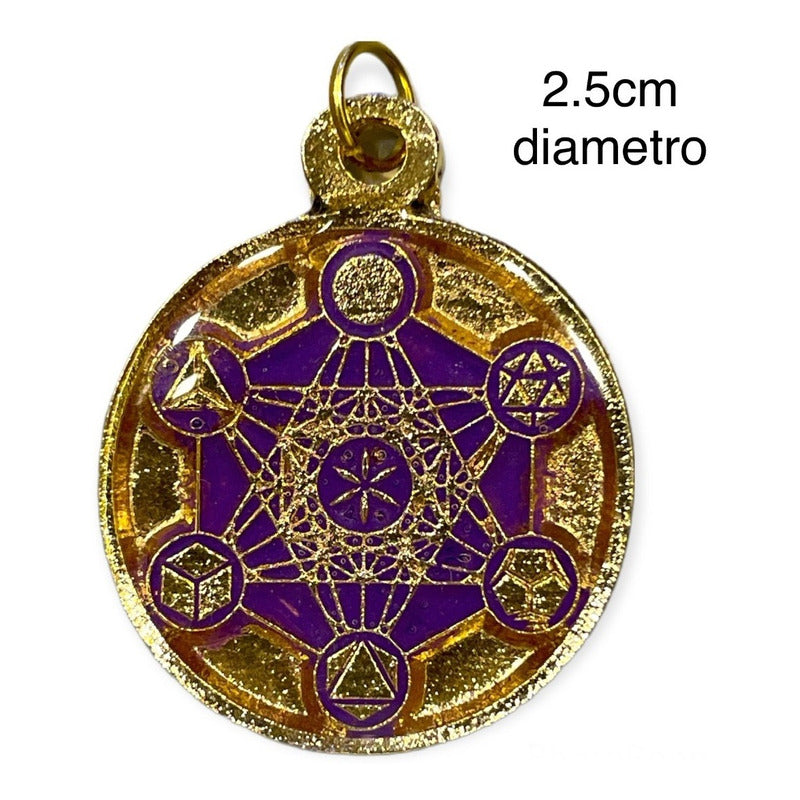 Metatron Dije Encapsulado 2.5 Diametro