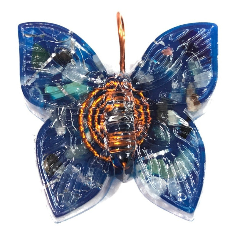 Orgonita Colgante Mariposa Dije Amuleto Limpia La Energía