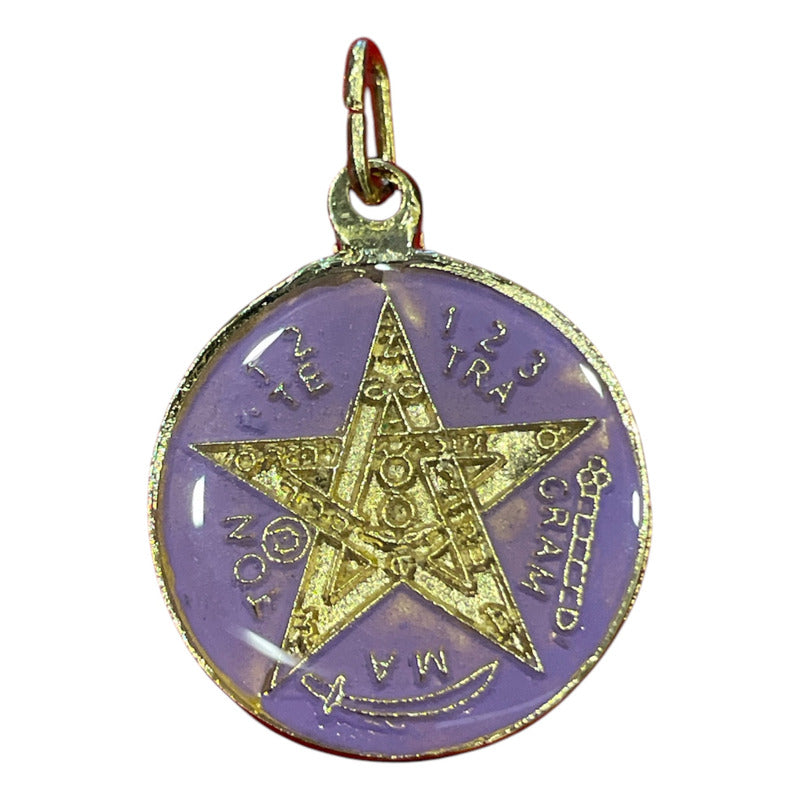 Pentagrama Ritualizado Mediano 7 Metales Tetragramaton