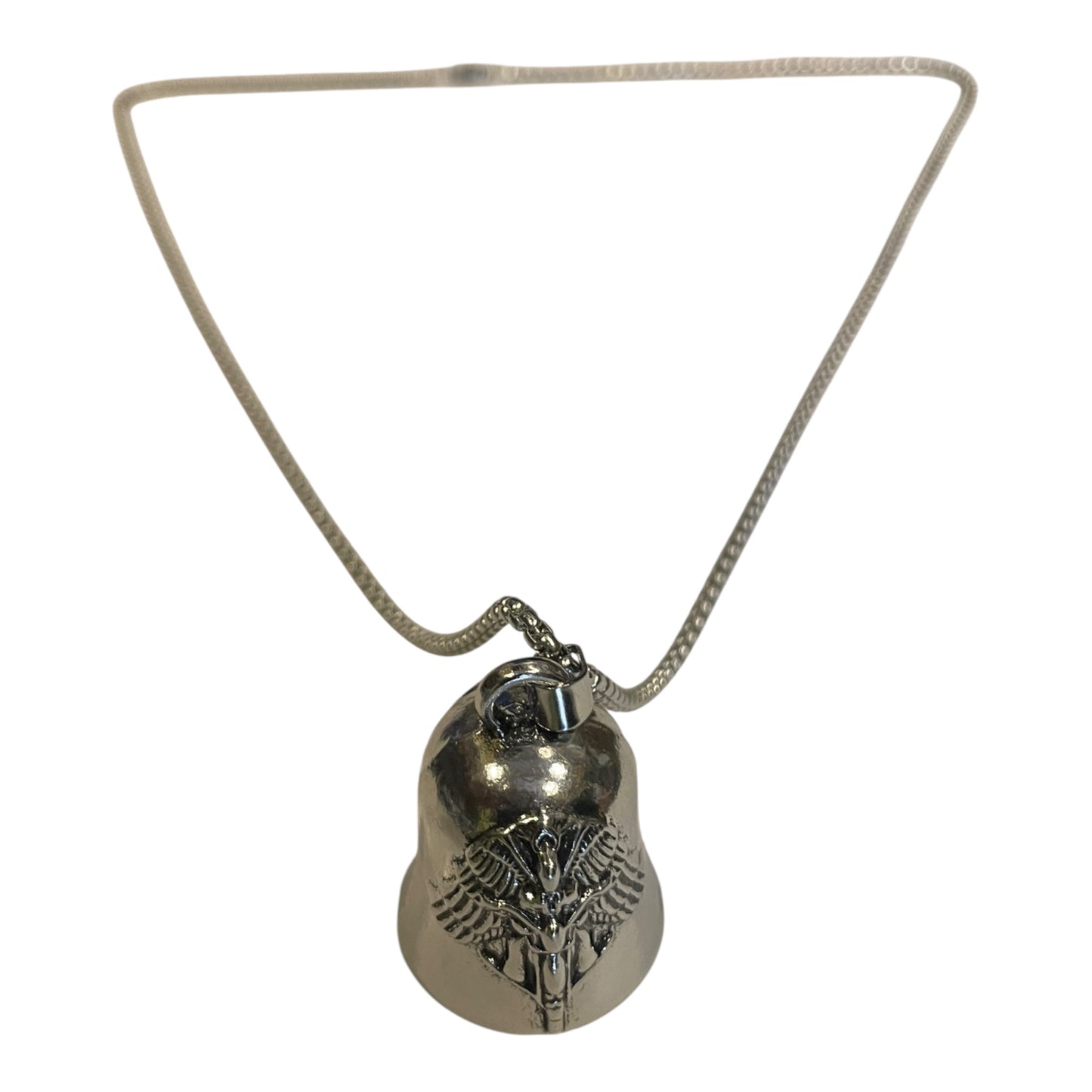 Campana Biker Amuleto Para Motociclista Con Cadena