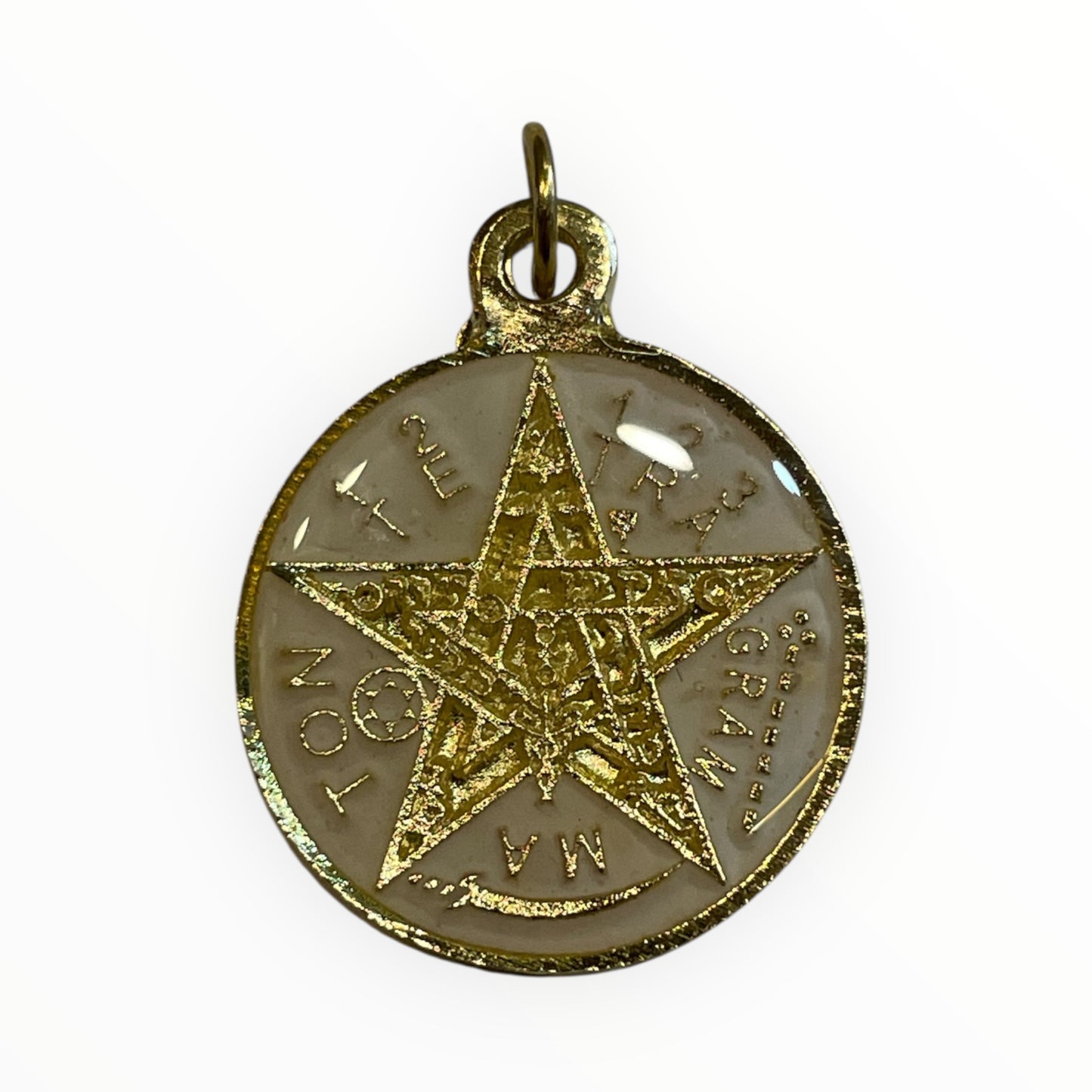 7 Potencias Dije Encapsulado y Tetragramaton al reverso