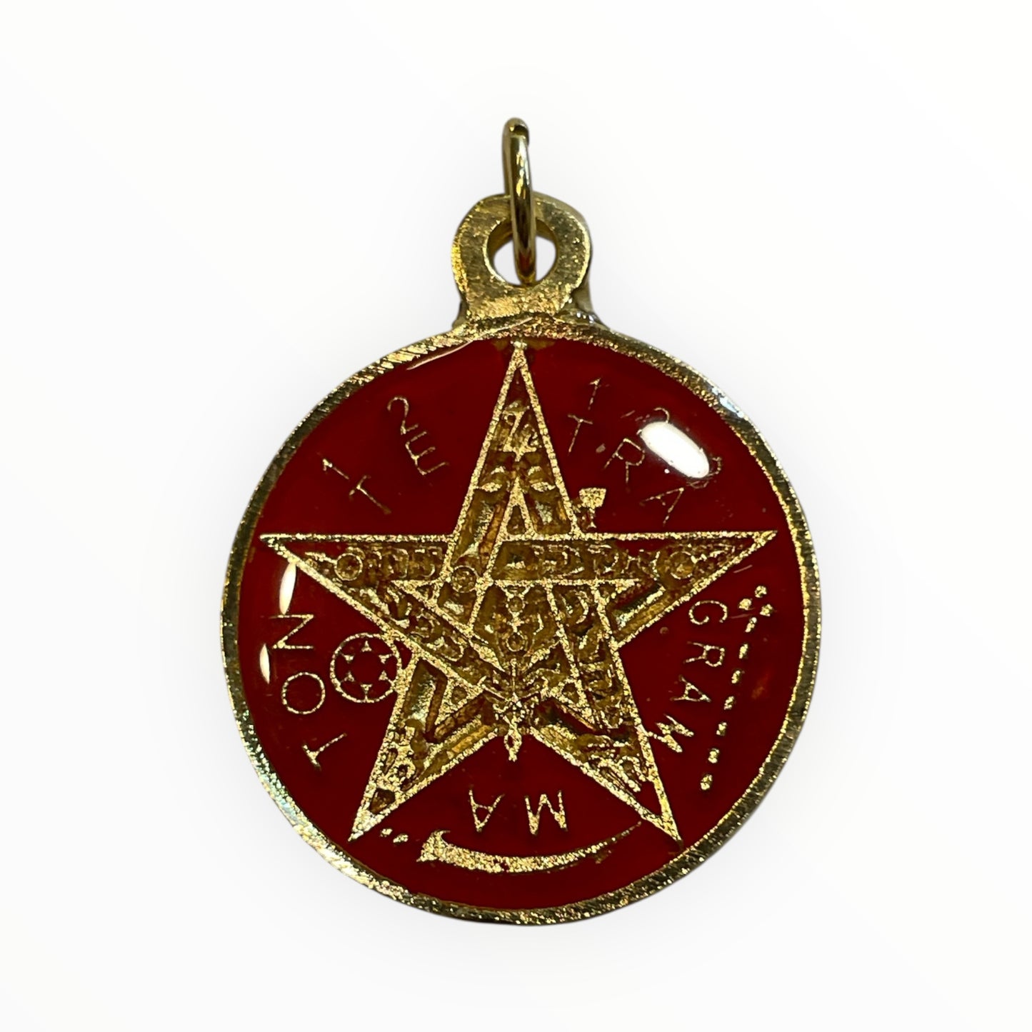 7 Potencias Dije Encapsulado y Tetragramaton al reverso