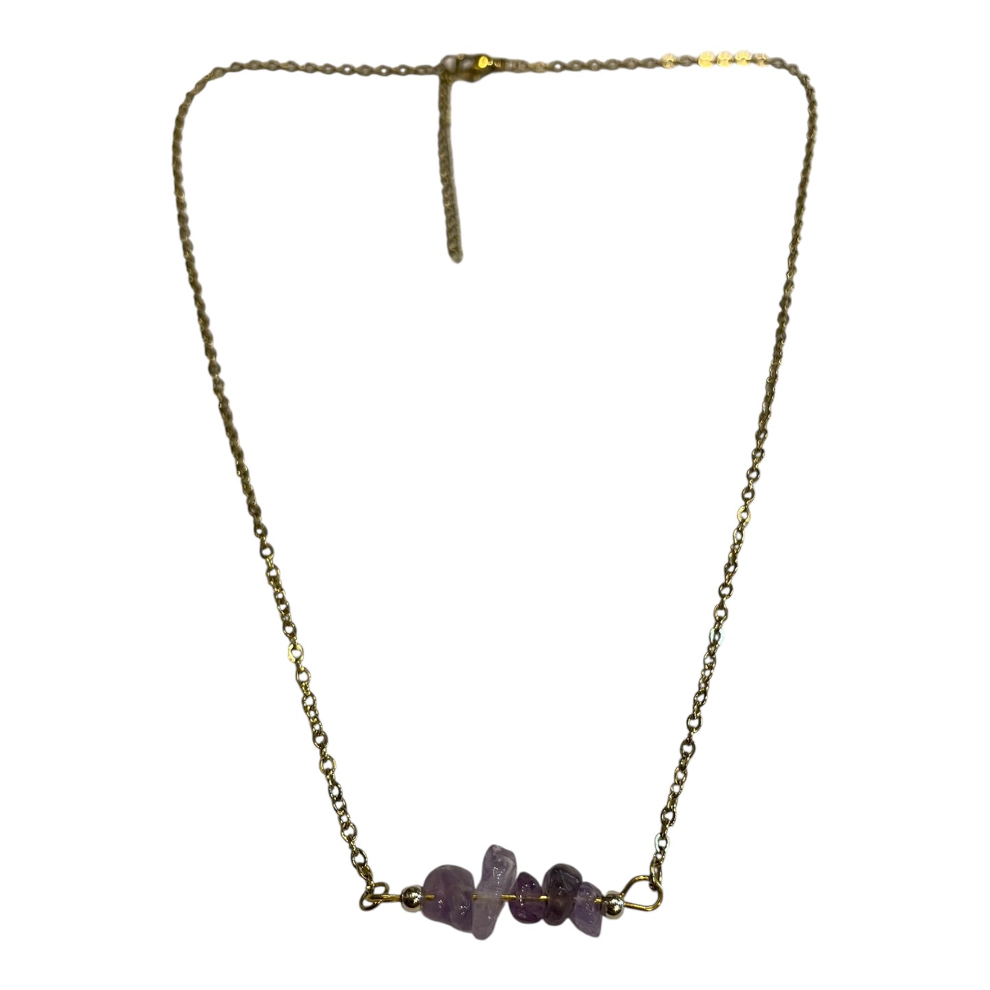 Collar Con Cuarzo Chip
