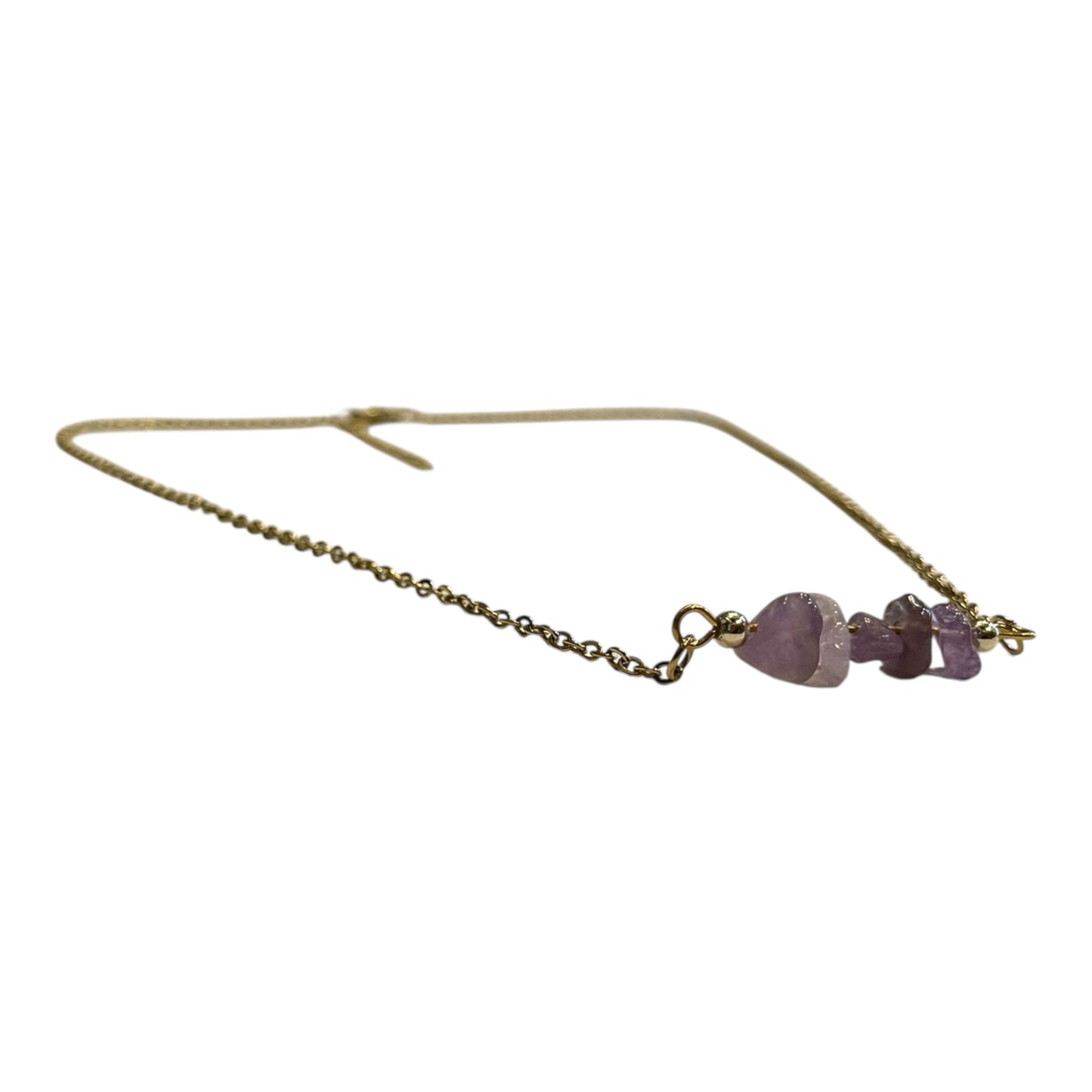 Collar Con Cuarzo Chip