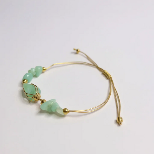 Pulsera Ajustable De Cuarzo