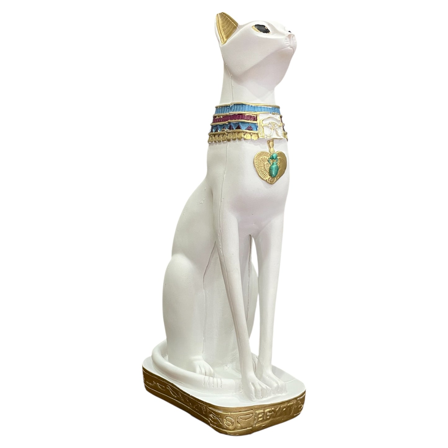 Bastet Egipcio Escultura De Resina 34x17x11cm