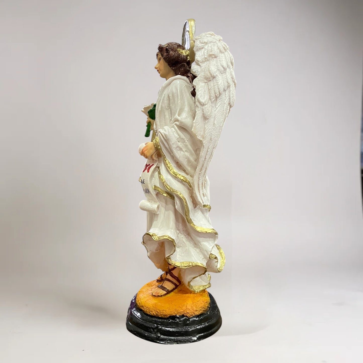 Arcangeles De 30 CM En Resina Pintados A Mano