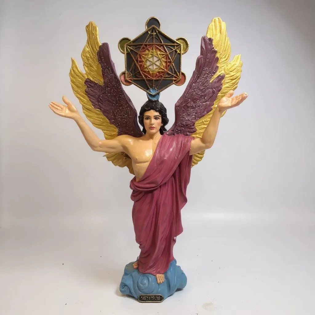 Metatron Arcangel Resina Nacional 34 Cm.