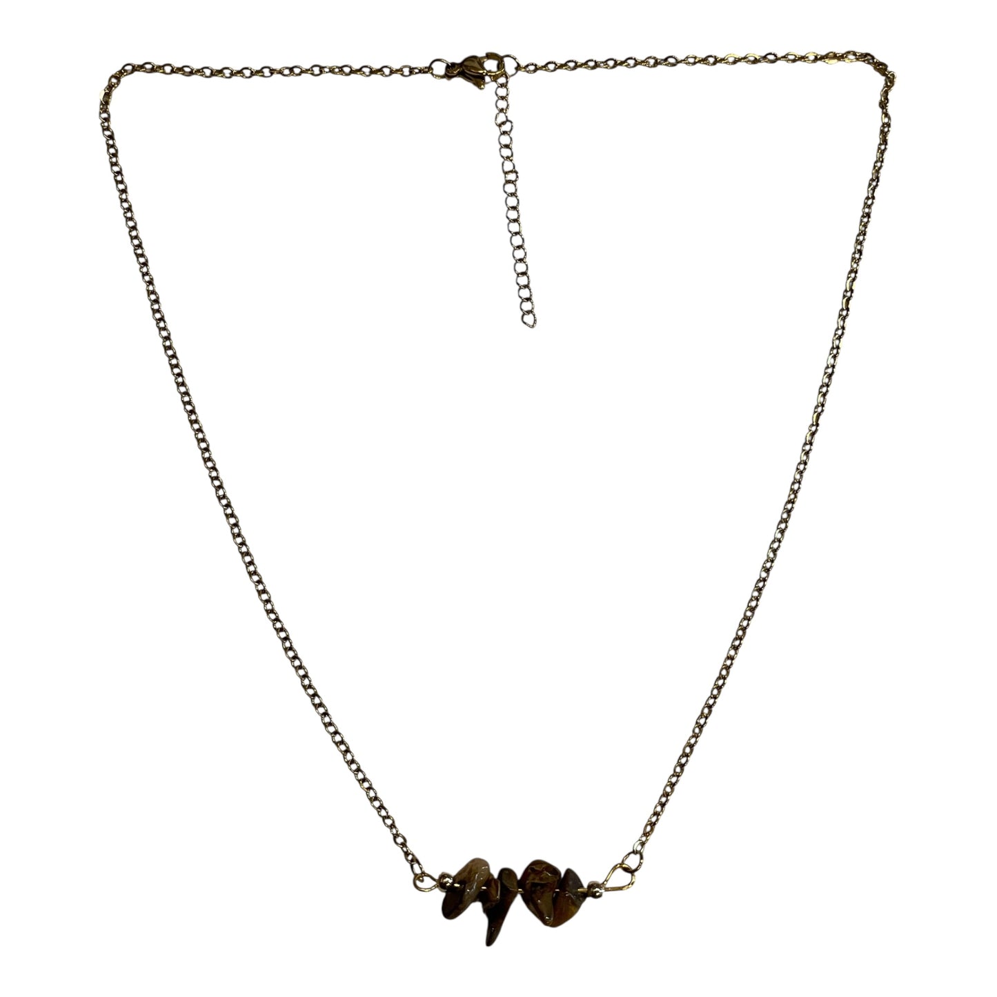 Collar Con Cuarzo Chip