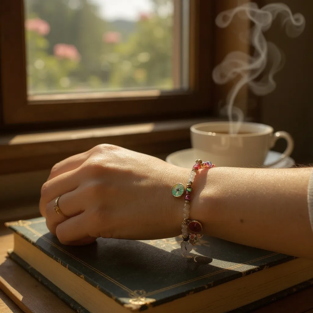 Pulsera 7 Arcángeles Cristal Espiritual