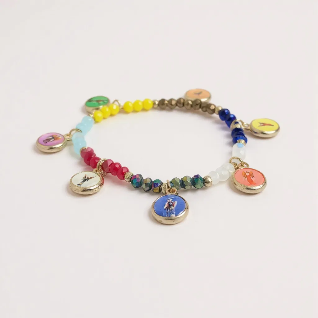 Pulsera 7 Arcángeles Cristal Espiritual