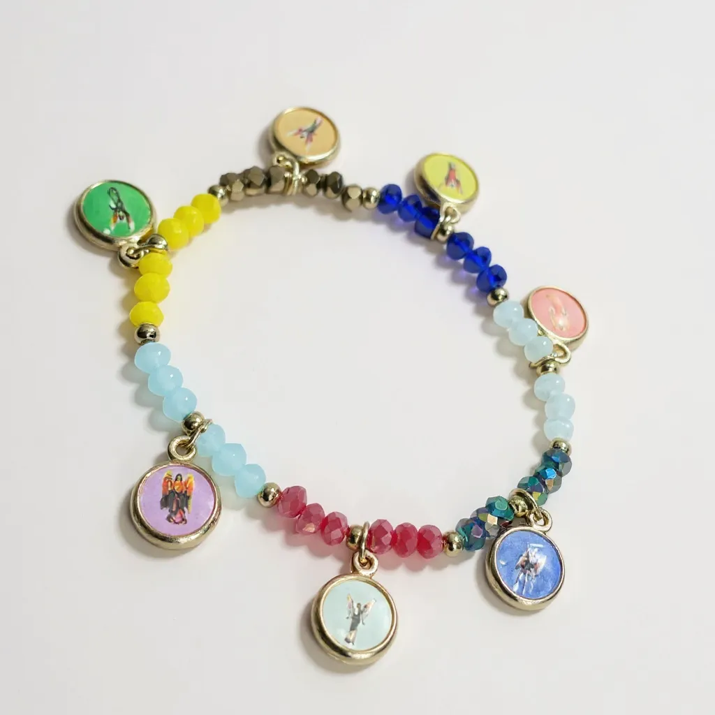 Pulsera 7 Arcángeles Cristal Espiritual